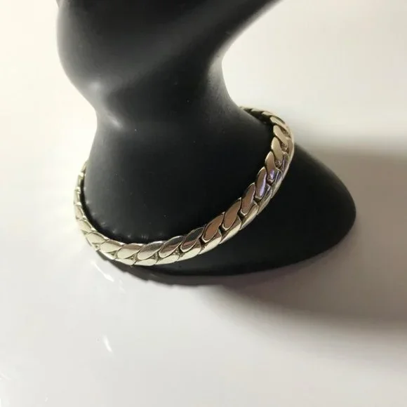 Men's Silver-Tone Cuban Link Bracelet - Picture 6 of 6